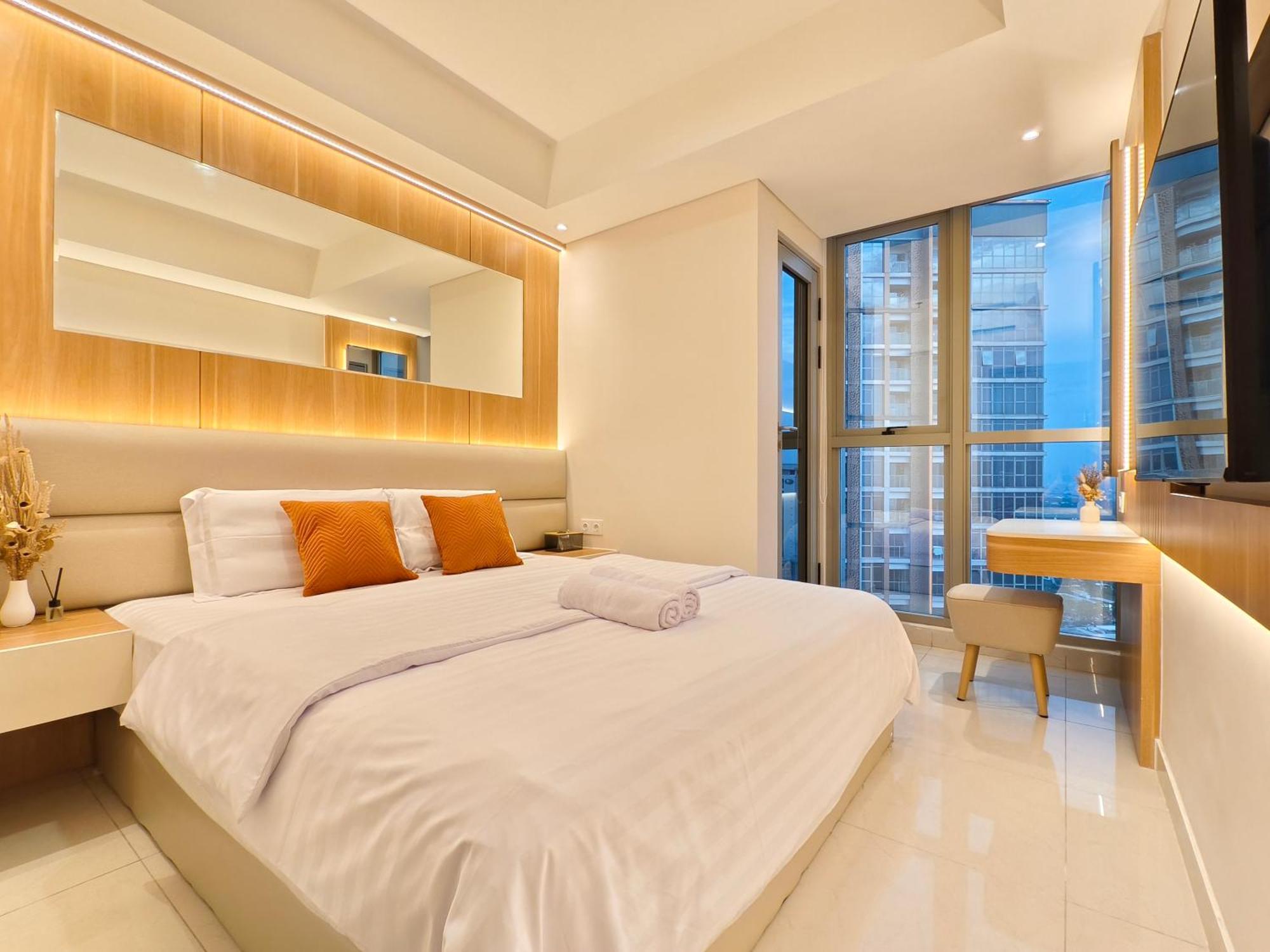 Studio Sea View Apartment At Gold Coast Pik By Mysweethome Jakarta Kültér fotó